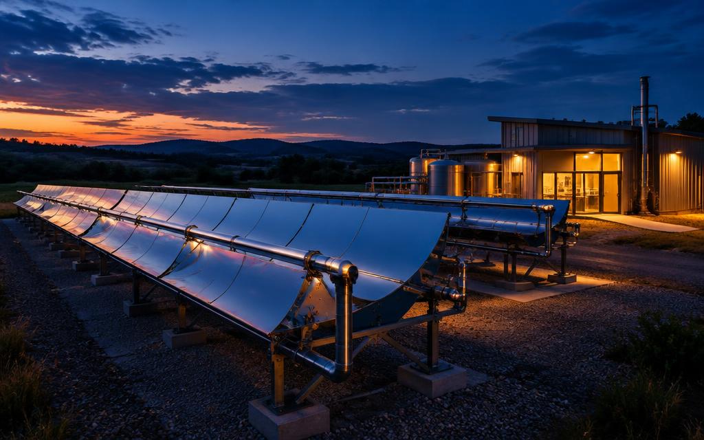 Concentrated solar thermal for local electricity generation